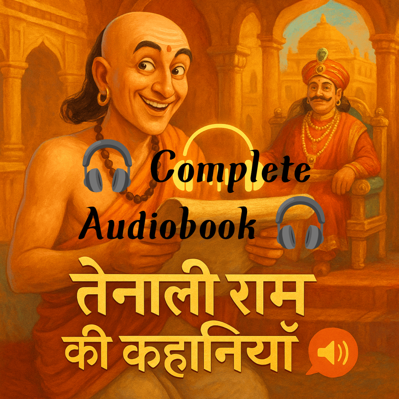 Cover of Tenali Rama Hindi Audiobook | बुद्धि, व्यंग्य और राजदरबार की कहानियाँ | Learnivox